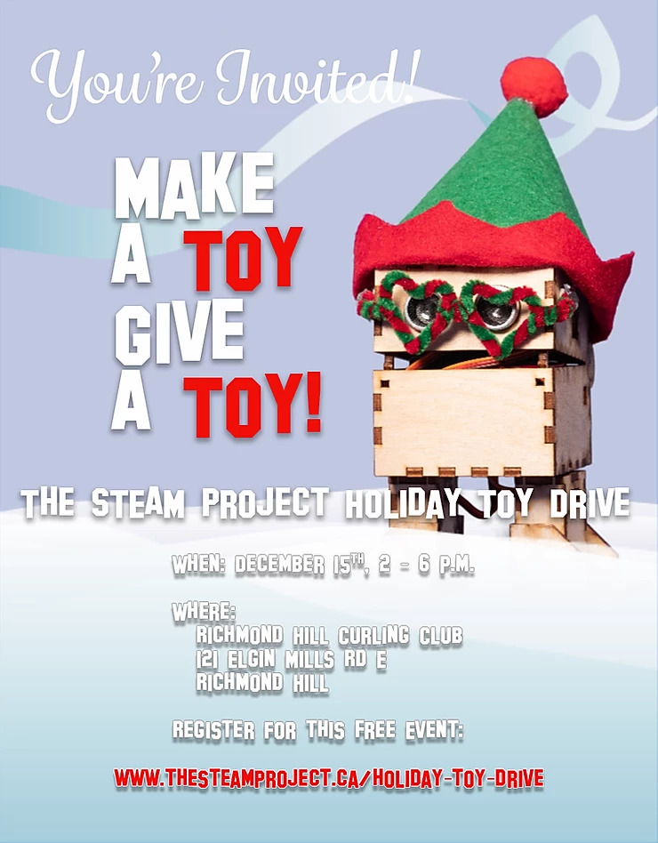 Make A Toy, Give A Toy – Holiday Toy Drive