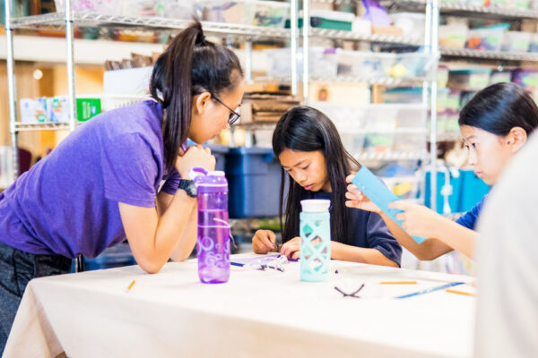 Working together in the workshop