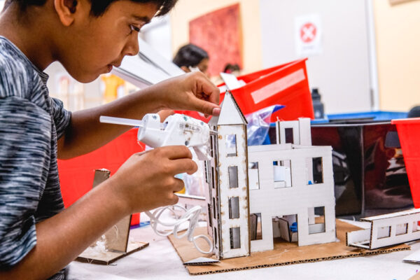 At the STEAM Project, kids do a lot of hands-on projects